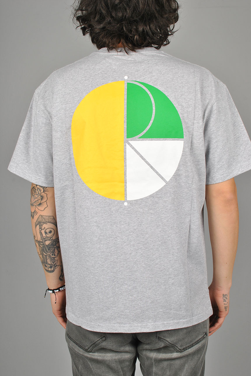3 Tone Fill Logo T-shirt, Sport Grey