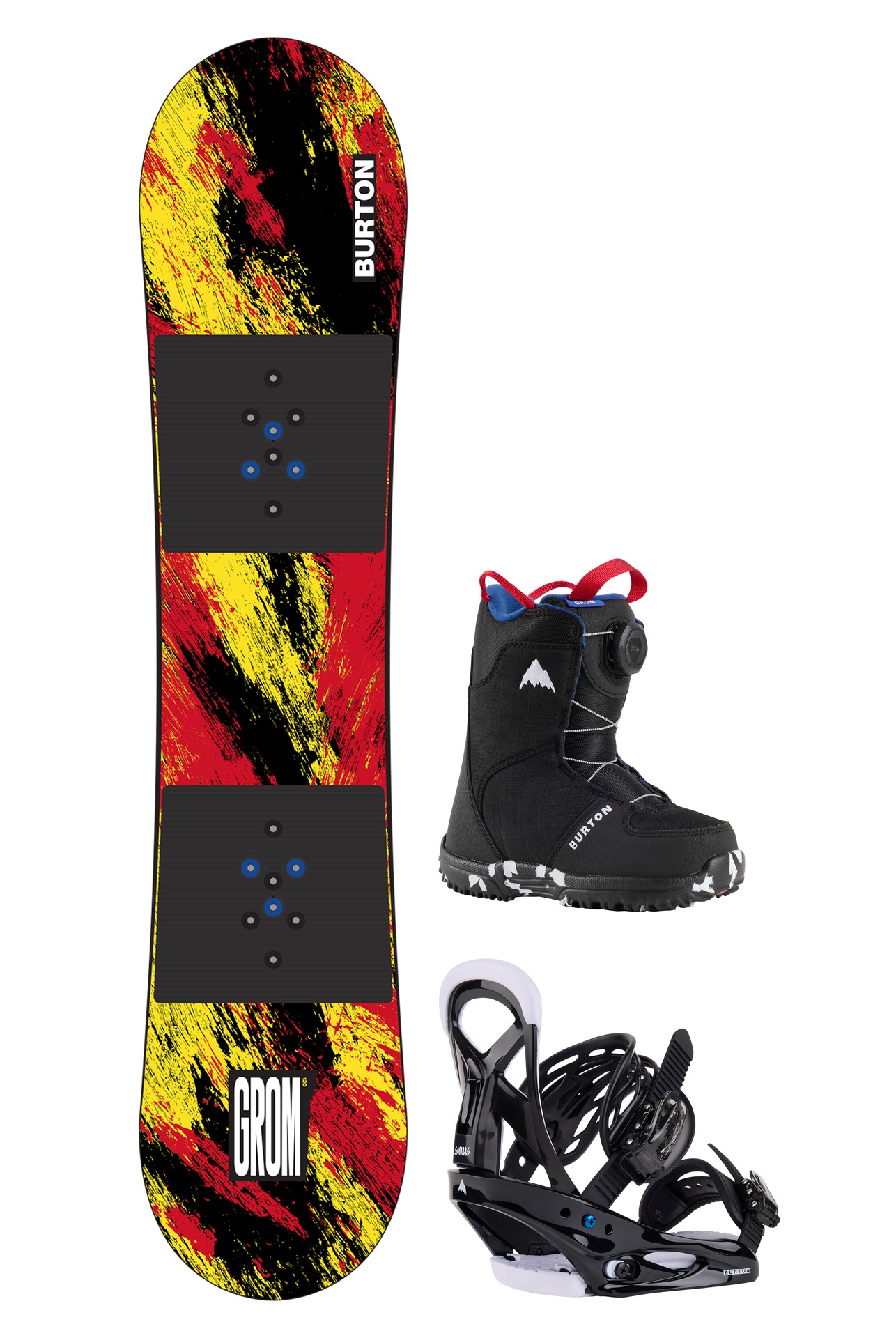Kids Grom Snowboardpakke 6-11 år