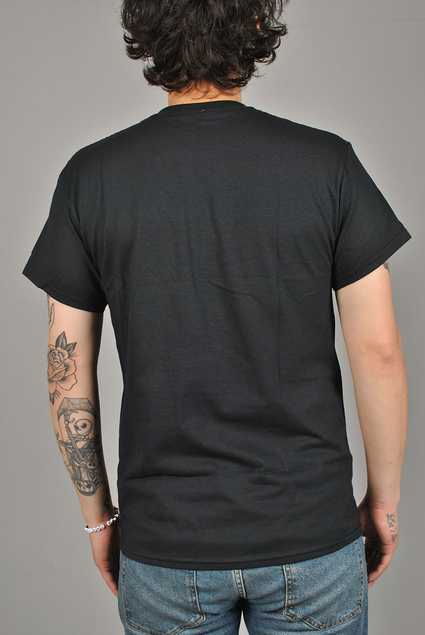 Outlined T-shirt, Black/Black
