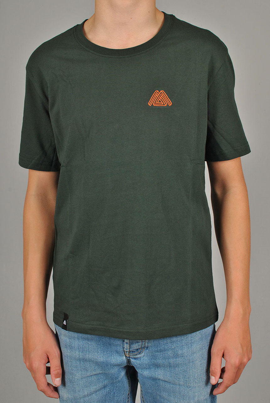 Kids Impossible Embroidery T-shirt, Deep Green