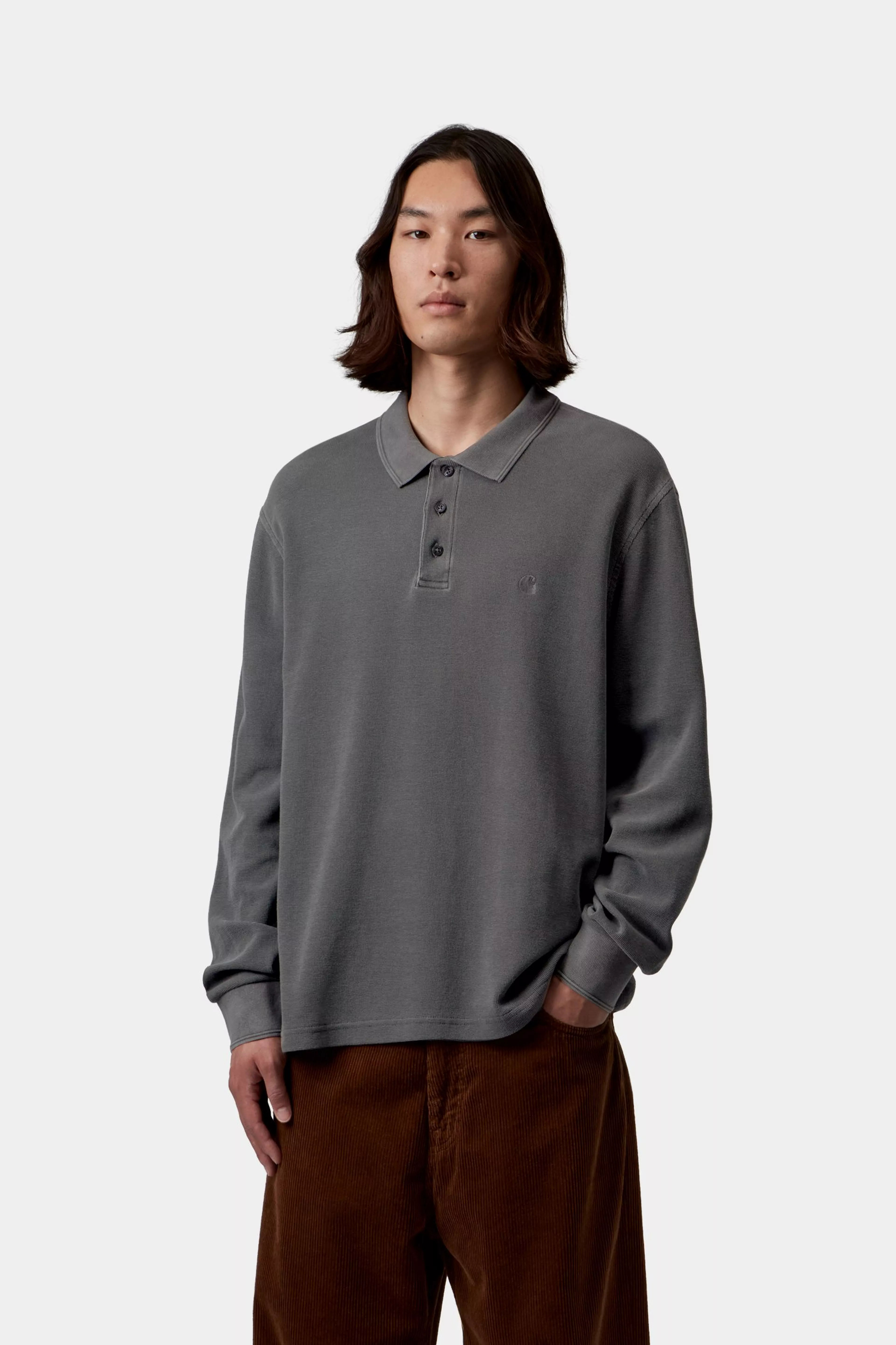 L/s Waffle Rugby Shirt