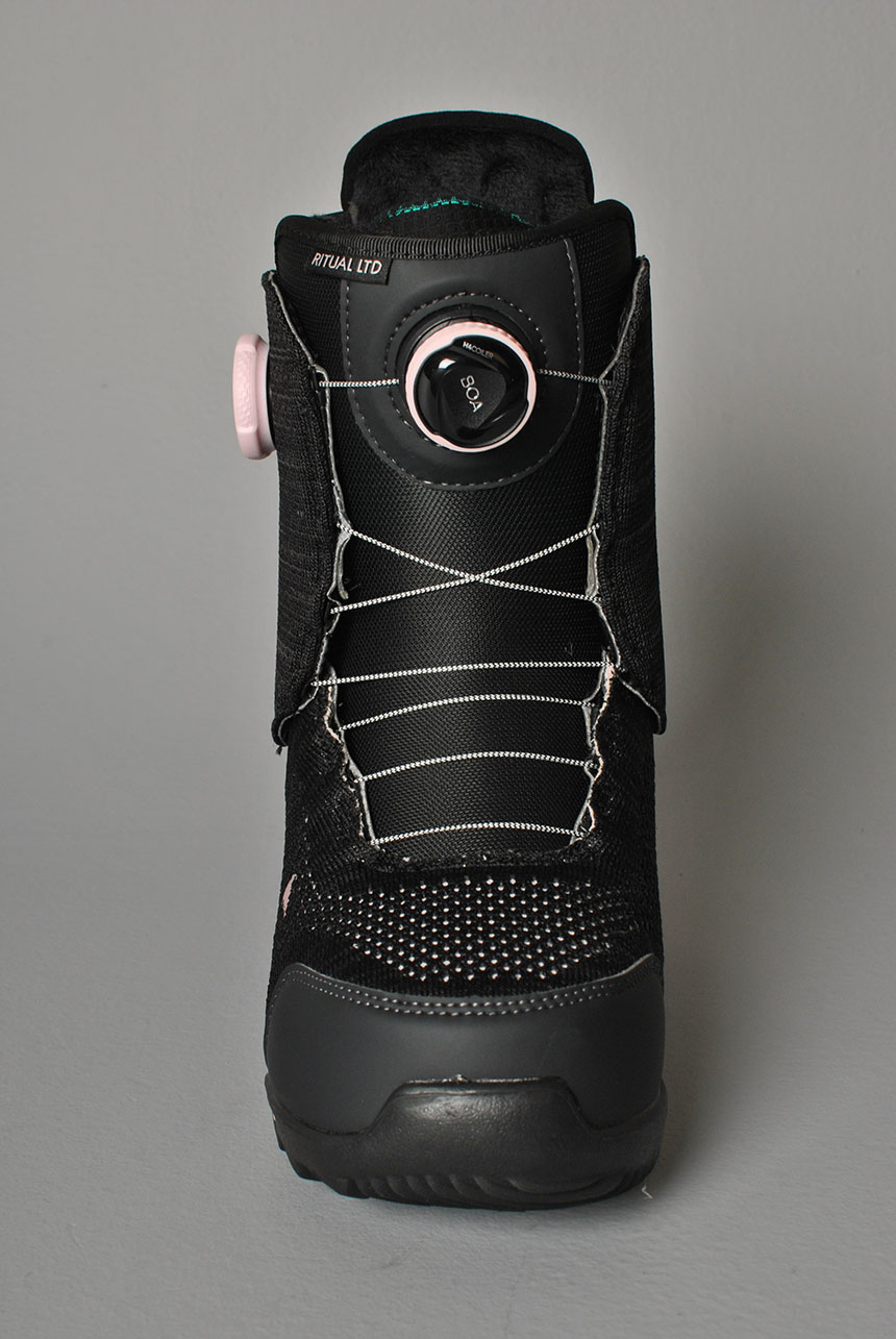 Womens Ritual LTD Boa® Snowboard Boot 36 Dark Gray Pink