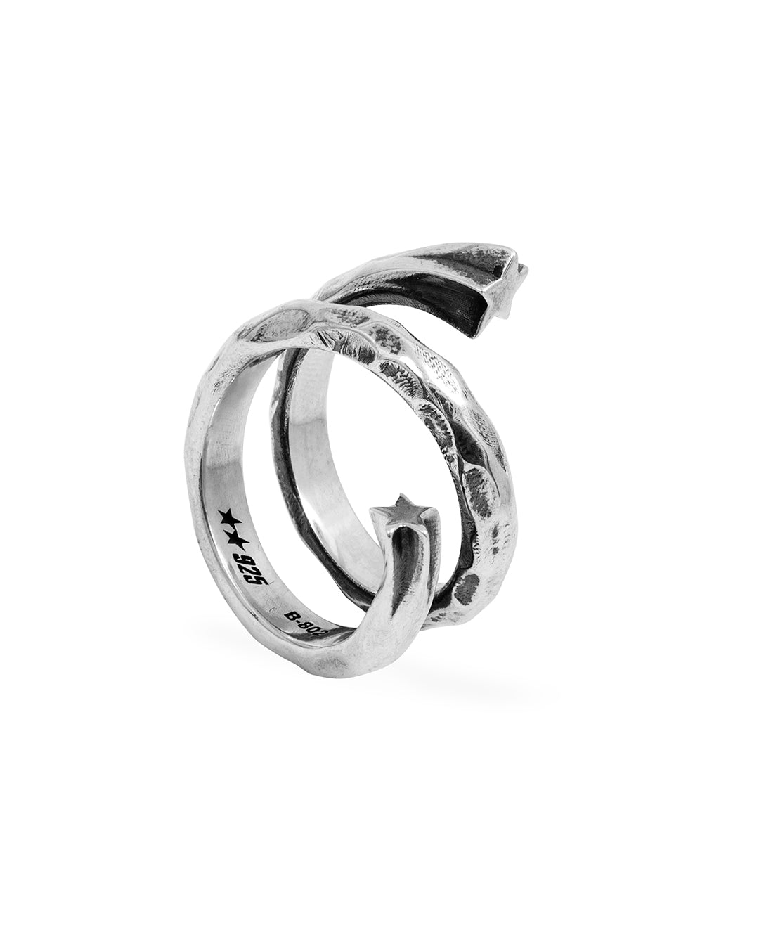 Twisted Icon Ring Plata