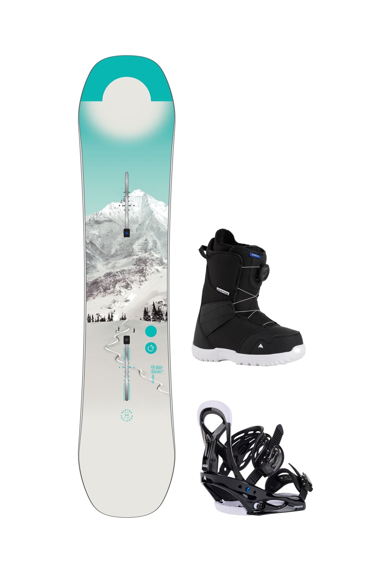 Kids Feelgood Smalls Snowboardpakke , 10-14 år