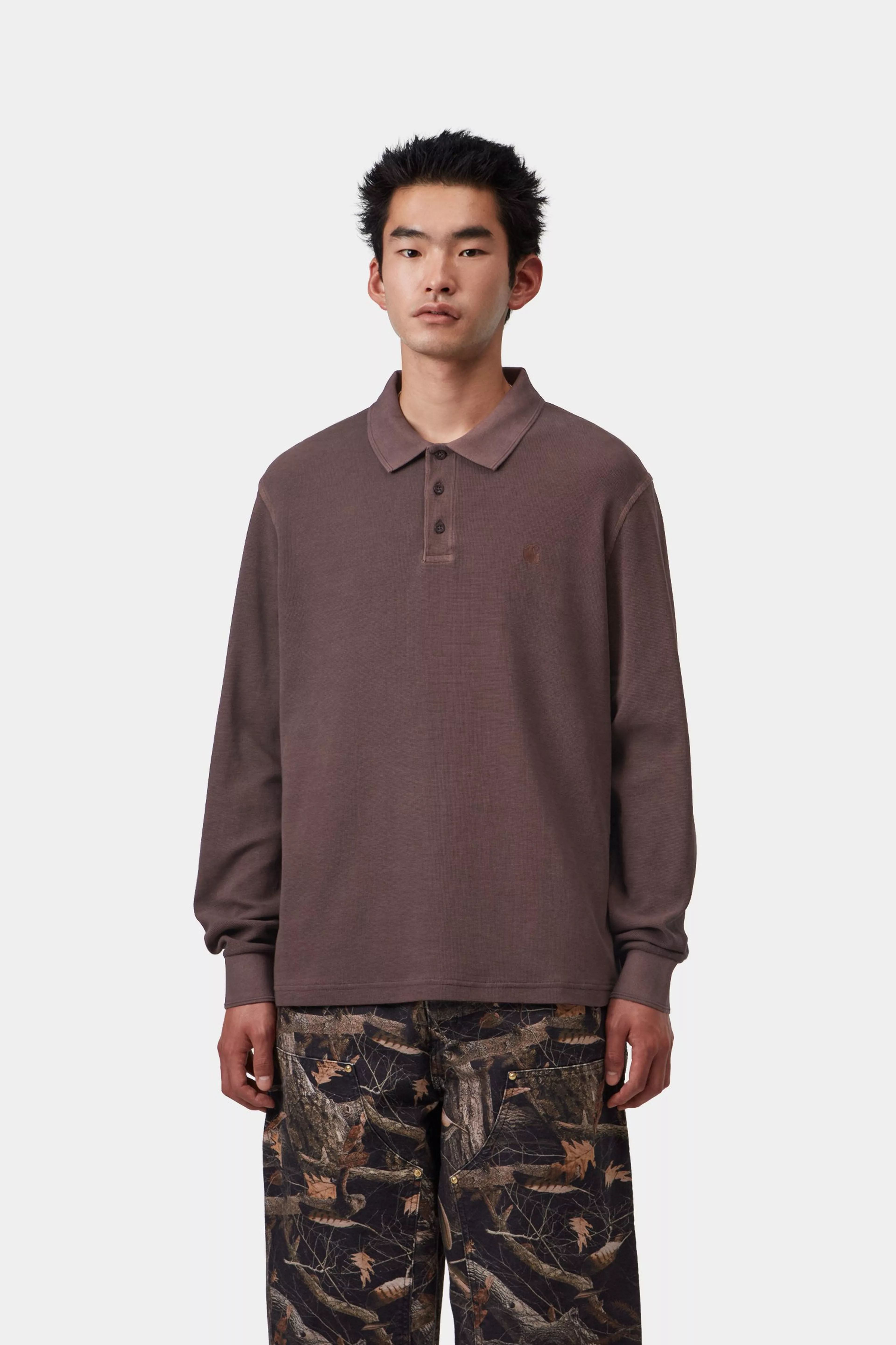 L/s Waffle Rugby Shirt