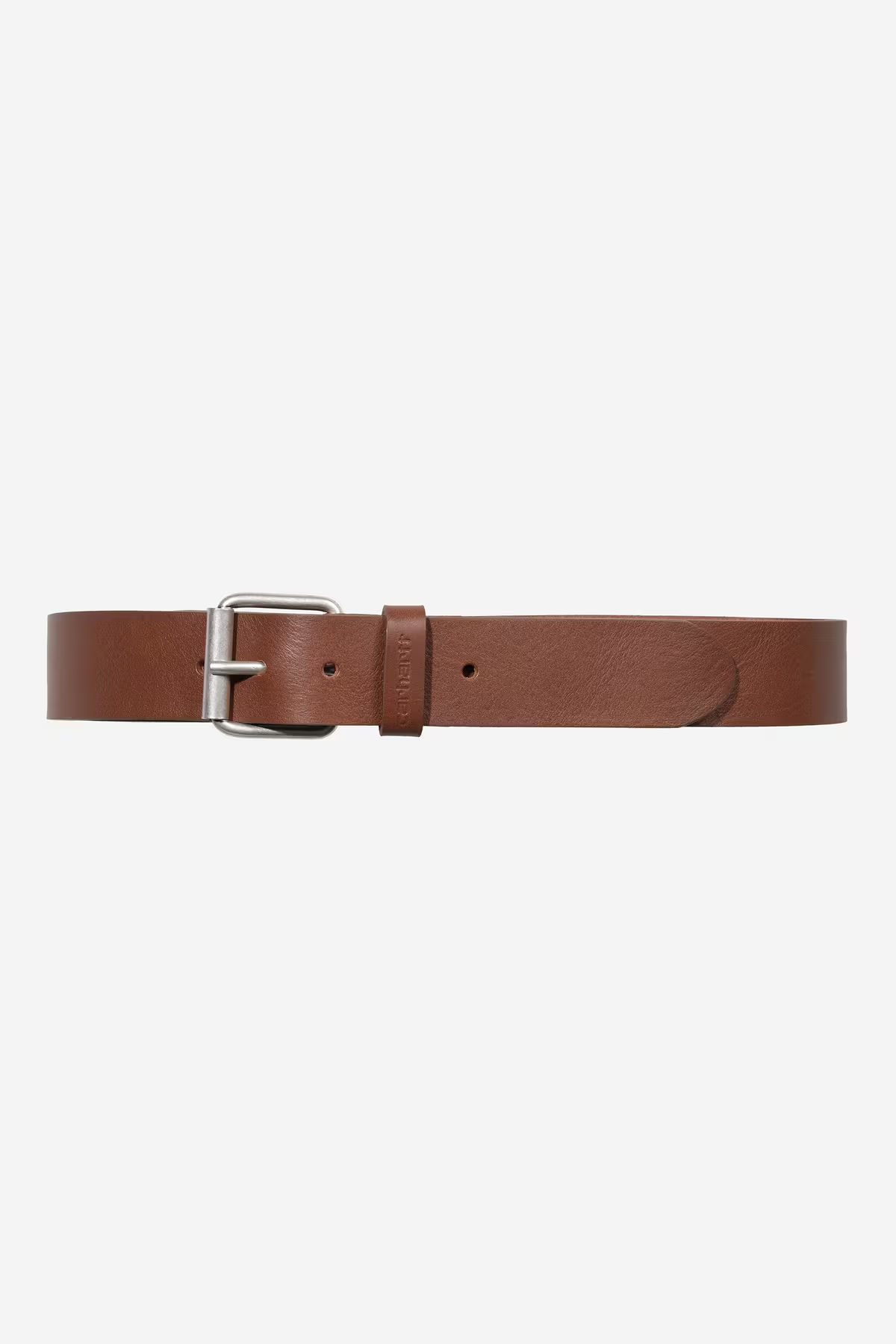 Script Leather Belt