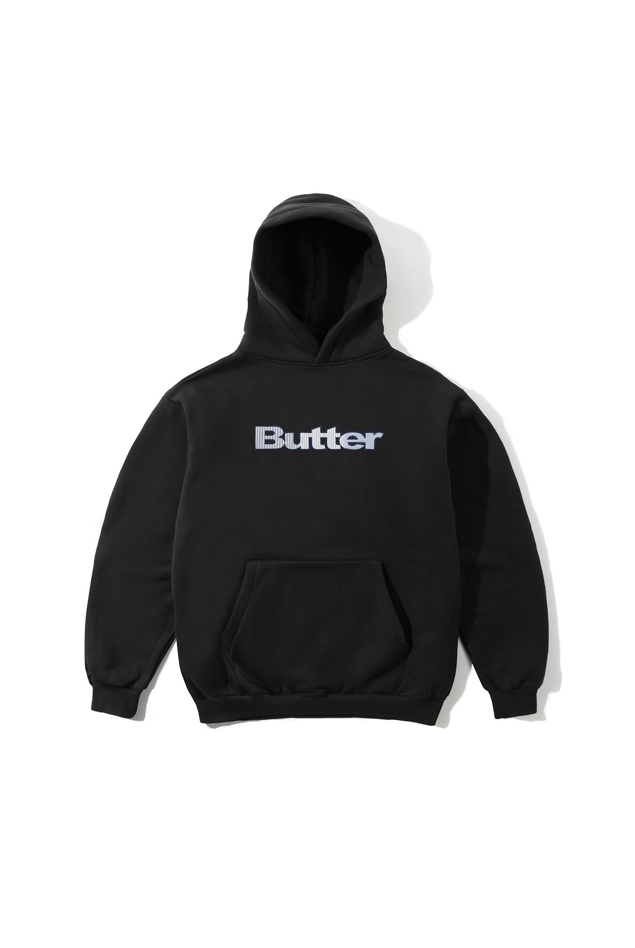 Stripe Logo Applique Pullover Hood