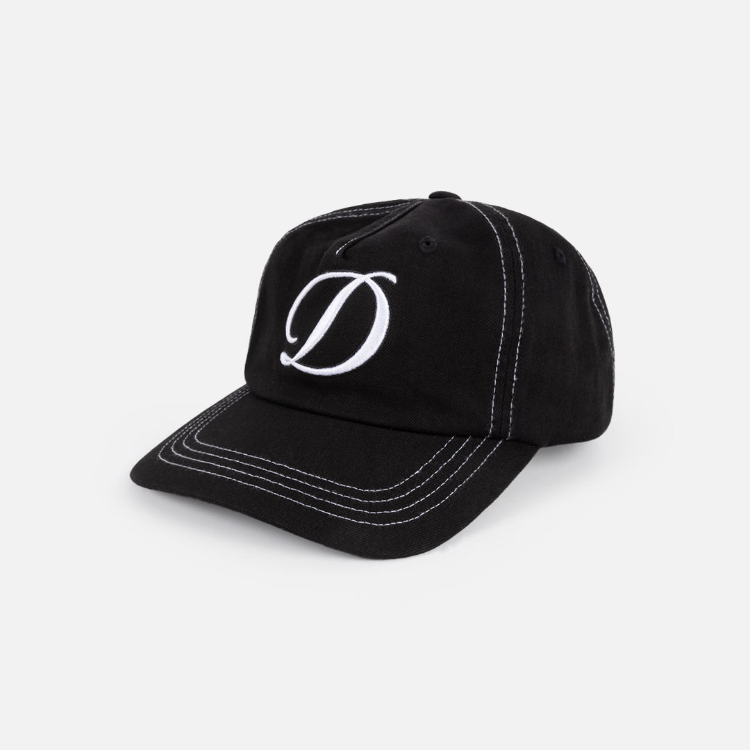 Cursive Denim Worker Cap