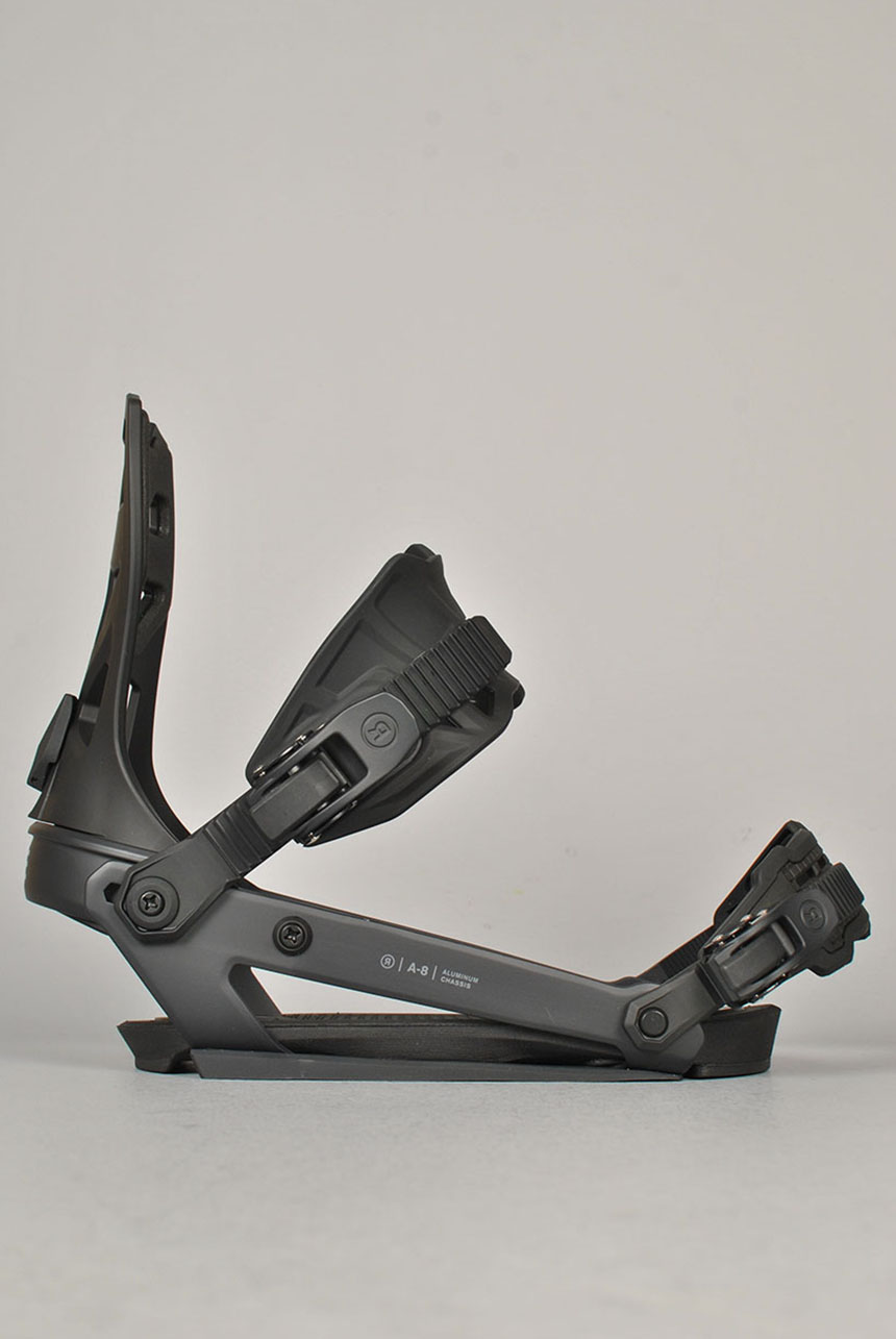 ride a-8 snowboard bindings 8 Snowboard Bindings offer a stiff Ride A-8 Snowboard Bindings 2026