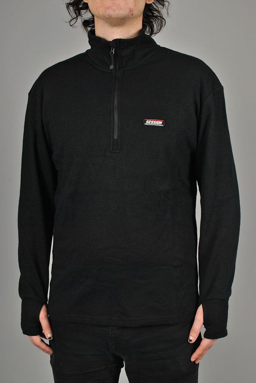 Merino Wool 1/4 Zip Longsleeve