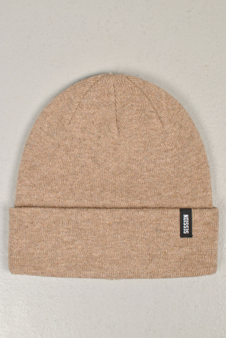 Wool Beanie, Walnut