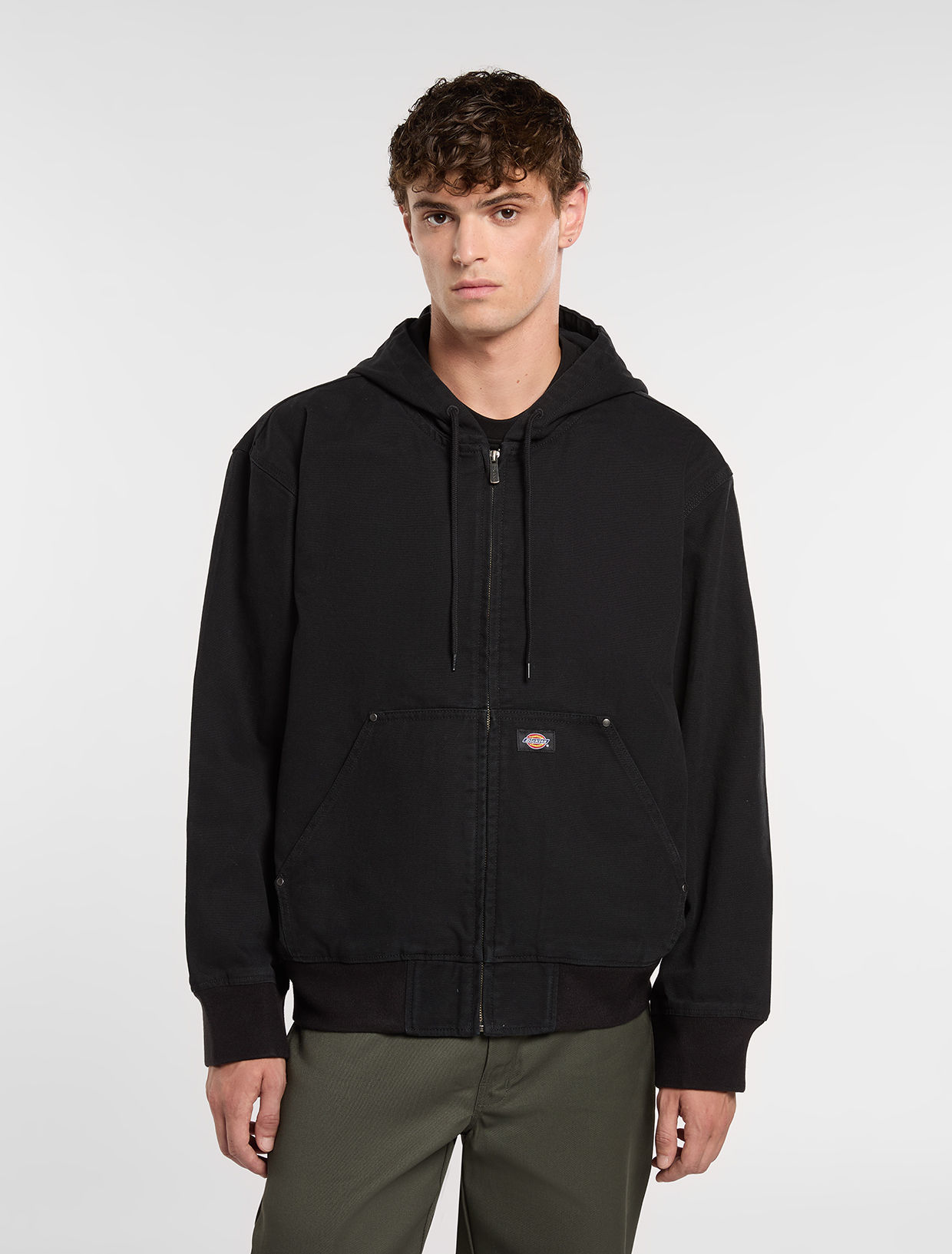 Unlined Canvas Hooded Bomber