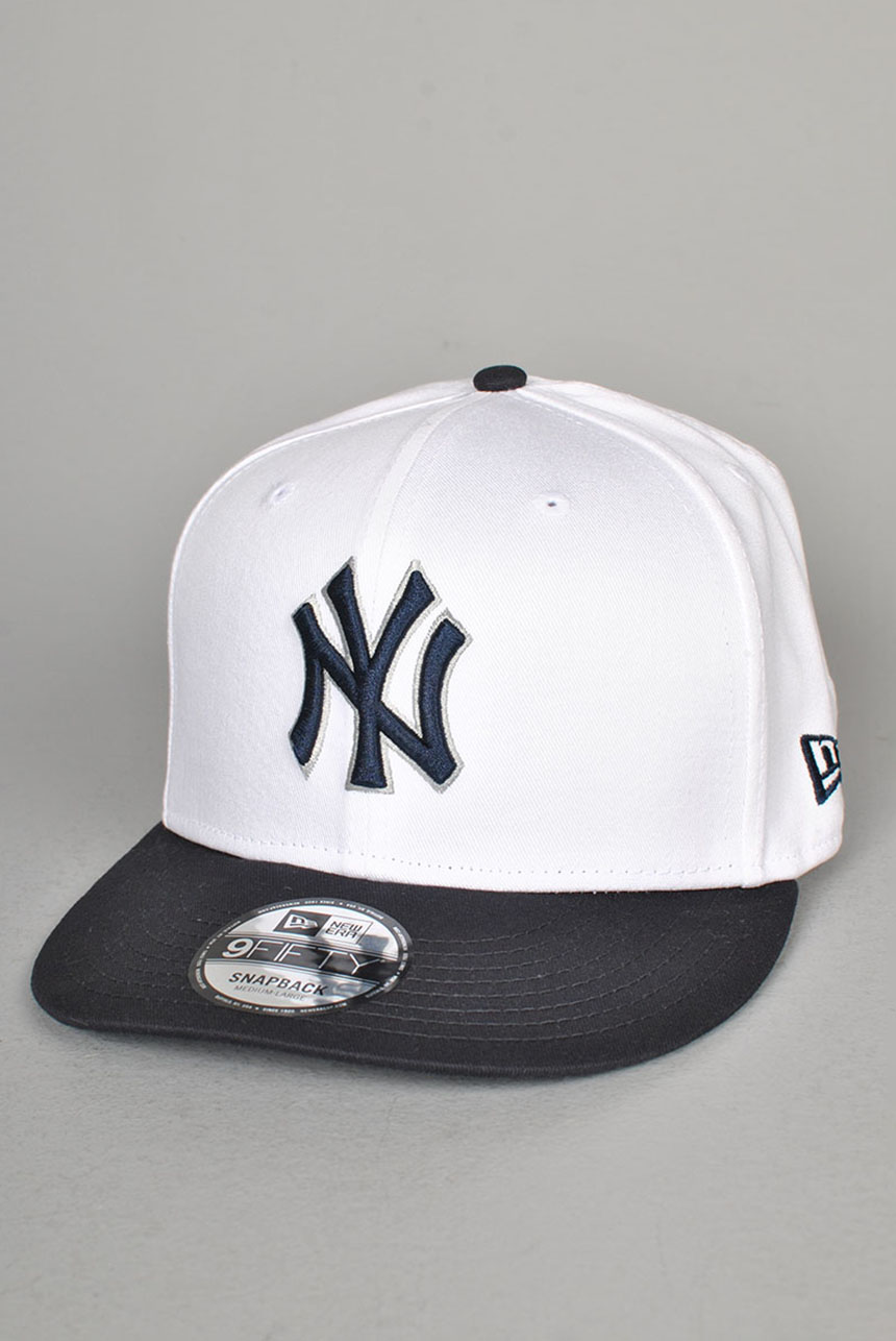 MLB NY Yankees White Crown Patches 9Fifty Snapback Cap 