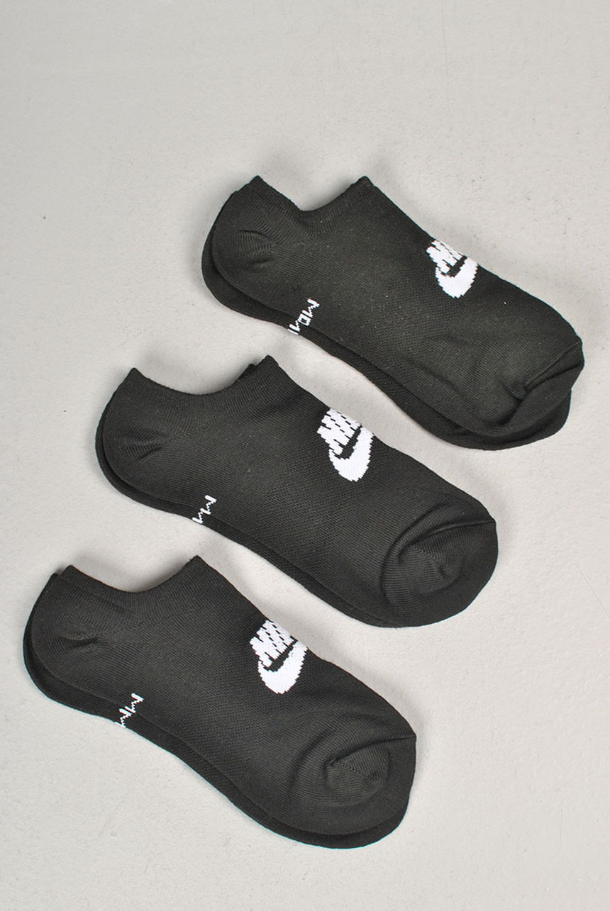3-Pack Everyday Essential No-Show Socks 