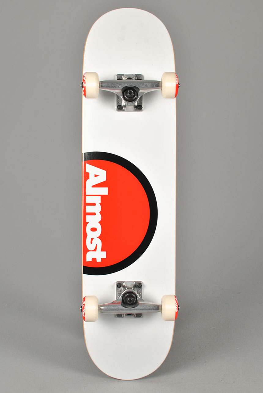 Off Side, White 7.625 Komplett Skateboard