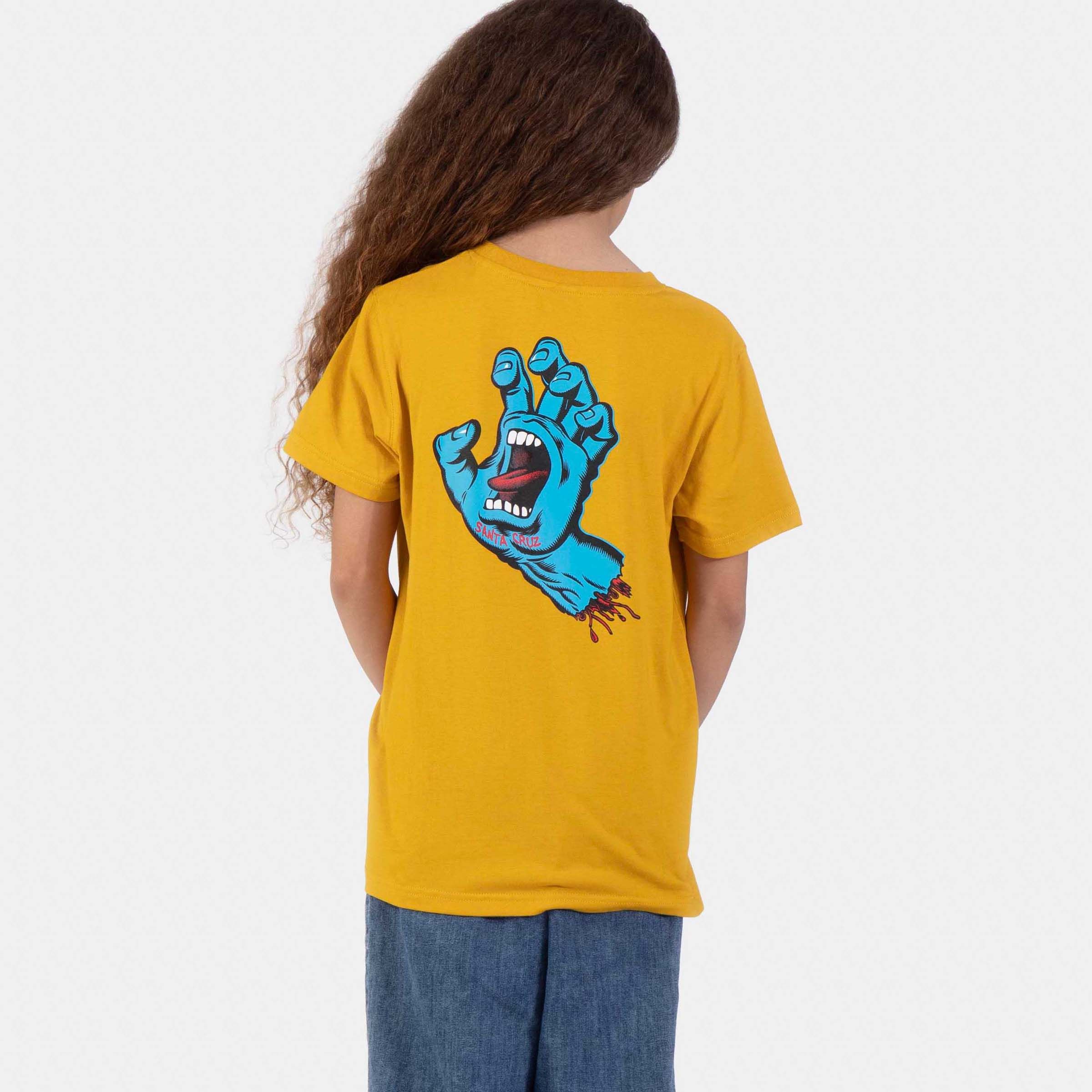 Youth Screaming Hand Chest T-Shirt