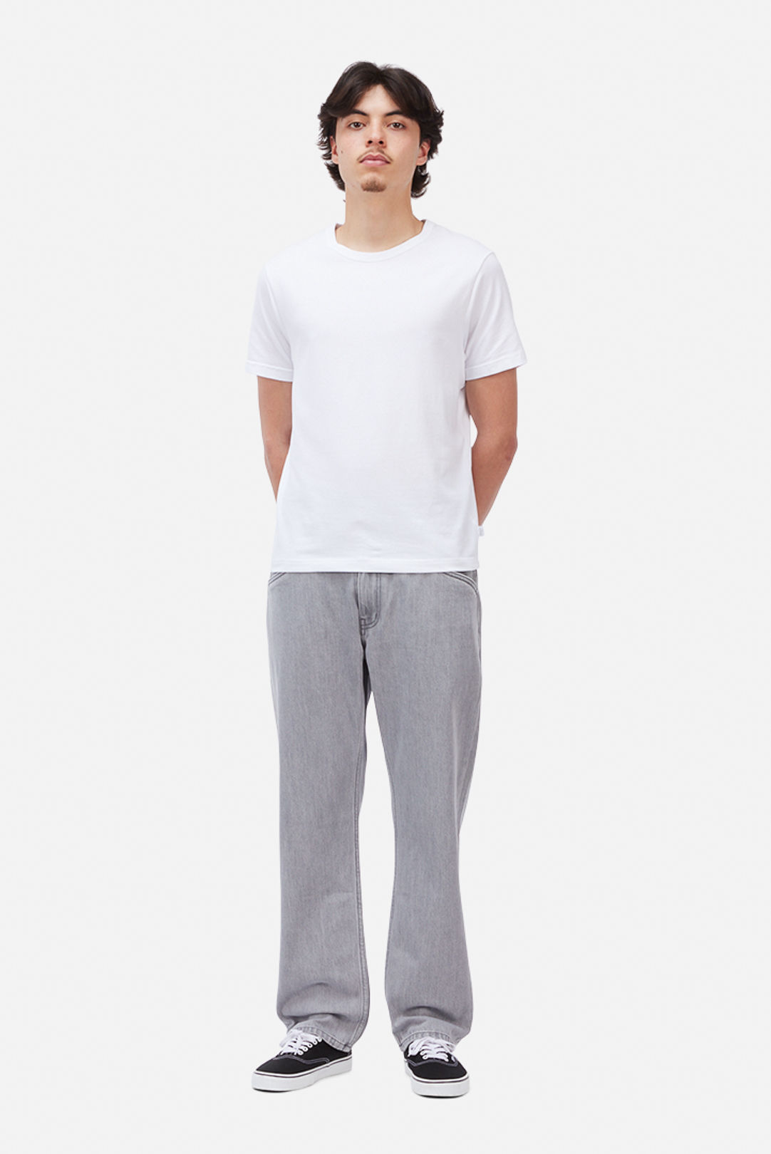 Straight Denim Pants