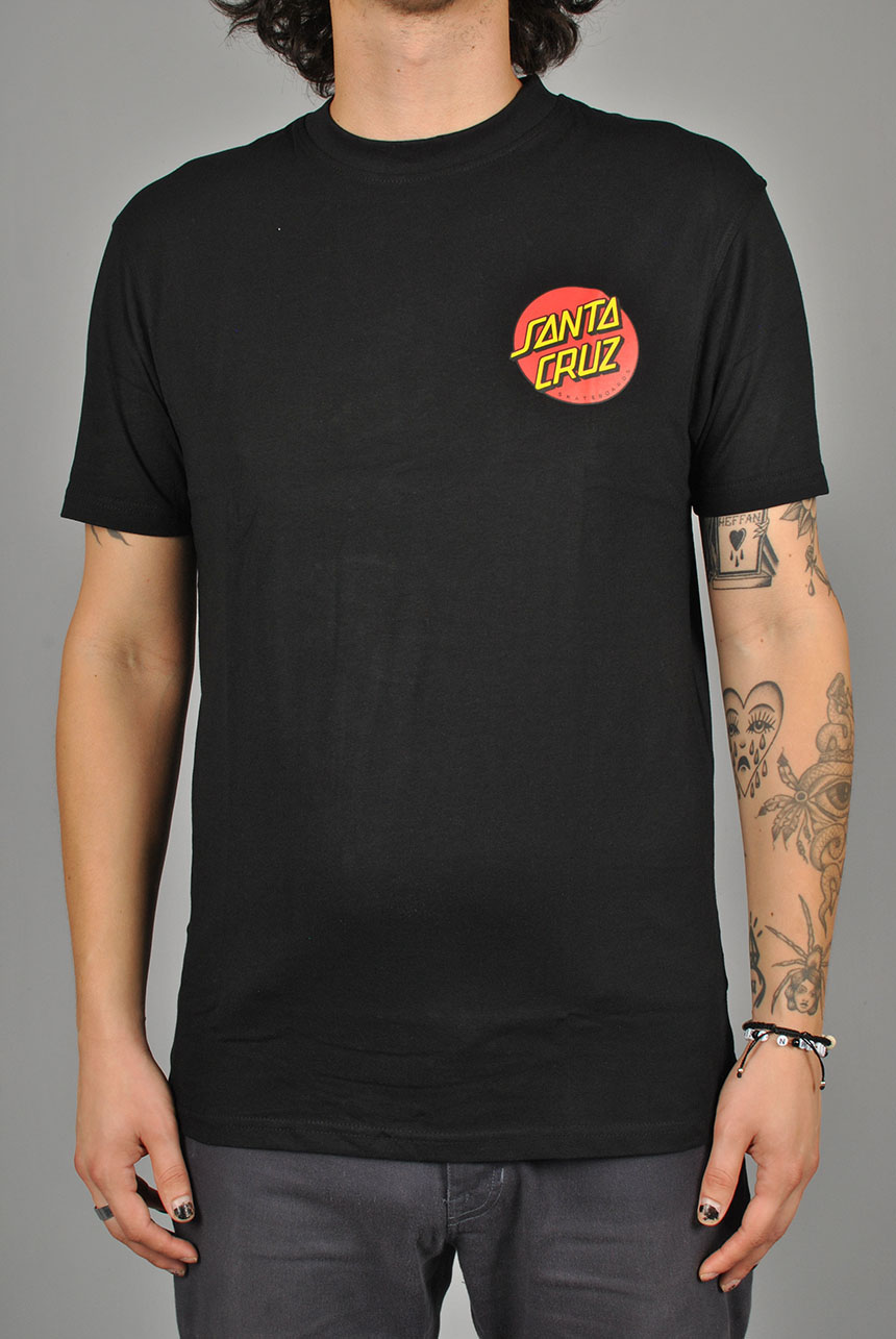 Classic Dot Chest T-shirt, Black