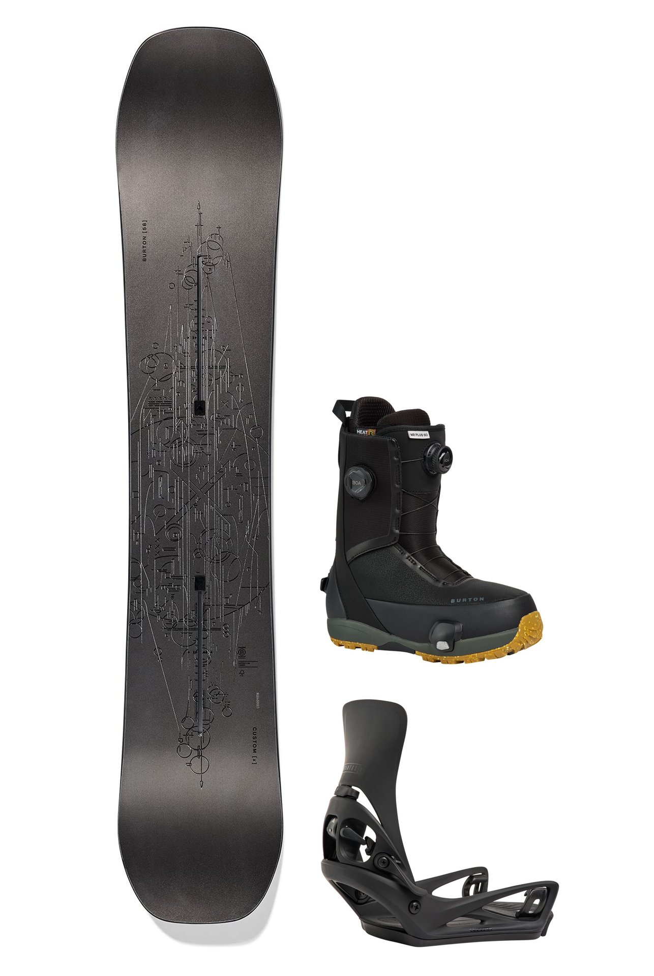Custom X Camber Step On® Snowboardpakke – Cartel X + Waverange Plus
