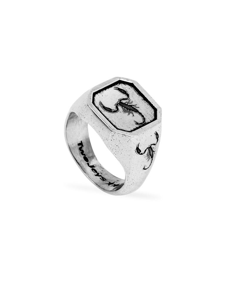 Scorpio Ring Plata