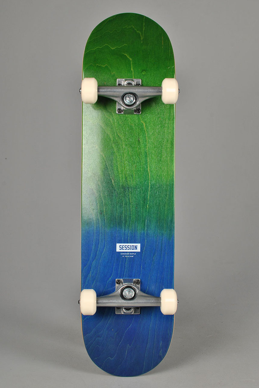 2-Tone Green/Blue 8.0 Komplett Skateboard