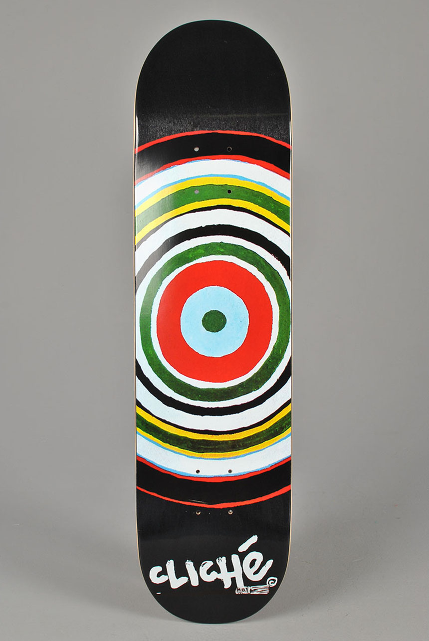Painted Circle, Black 8.375