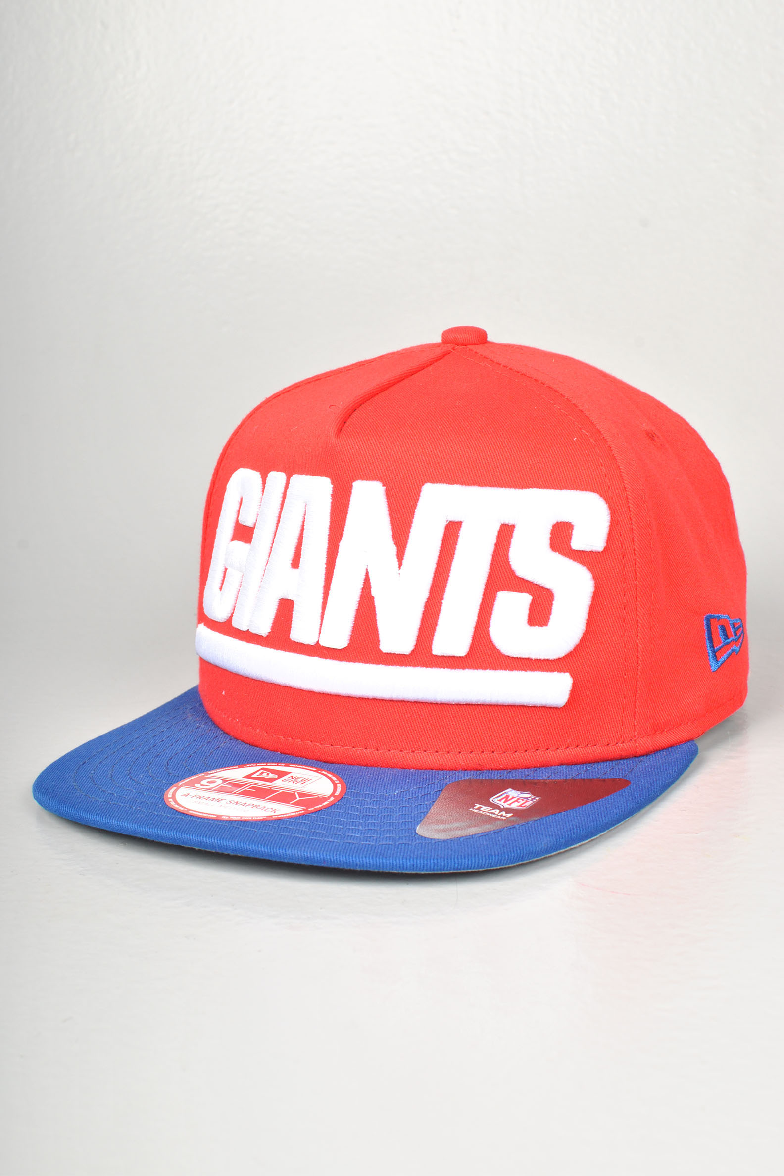 NY Giants Snapback Cap, Red Blue