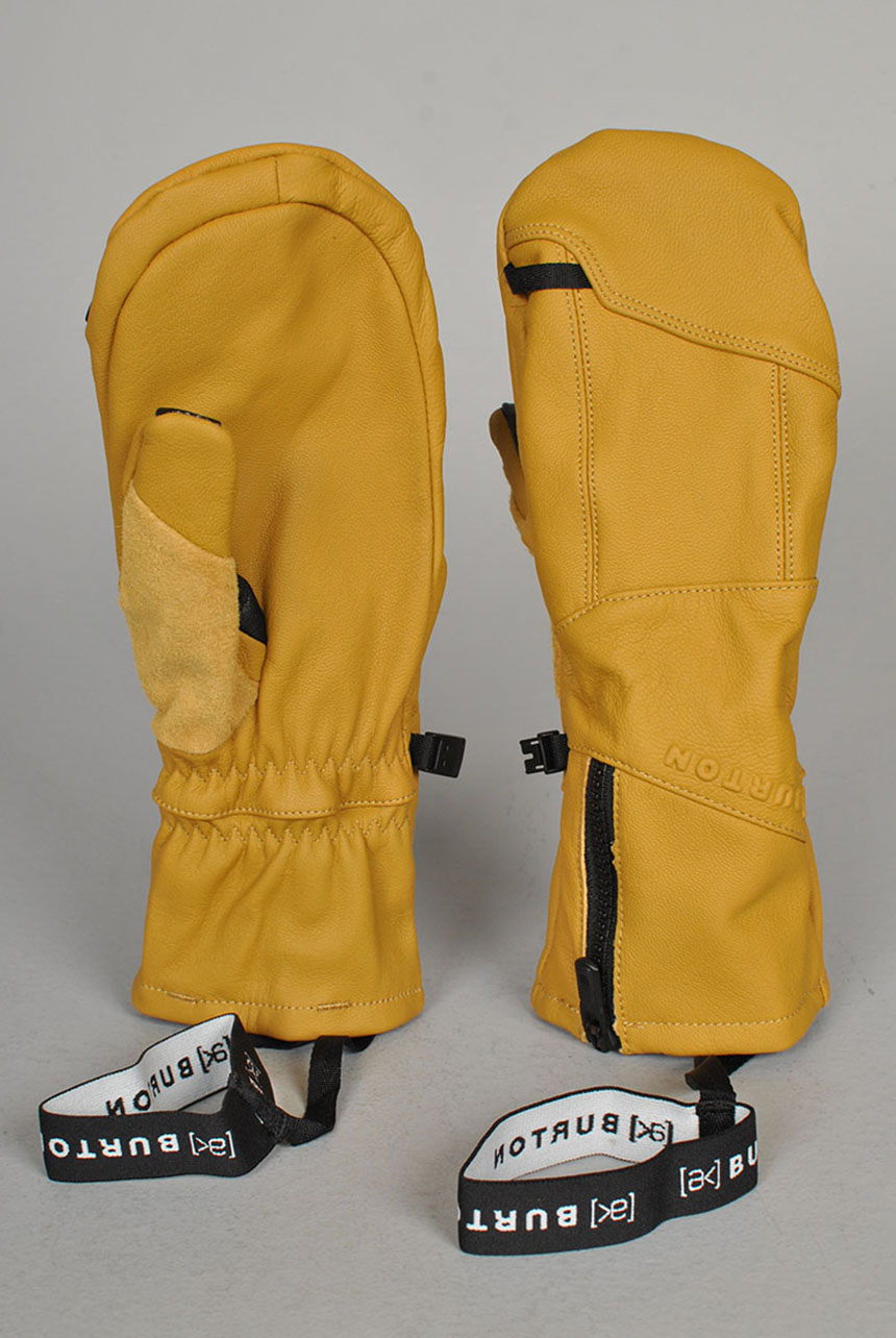 burton ak tech snowboard gloves LEATHER GLOVE - RAWHIDE - 2025 When the sun shines or the skin track calls Burton Ak Leather Mittens BURTON