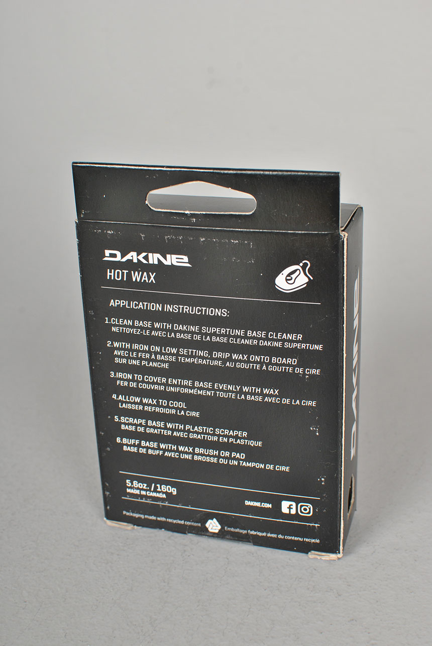 Dakine Indy Hot Wax 3-Pack - All Temp, Cold & Warm Paraffin Wax For Snowboards & Skis