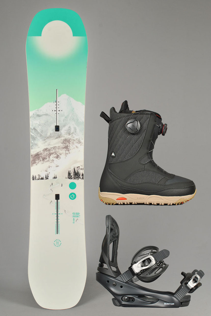 Womens Feelgood Snowboardpakke