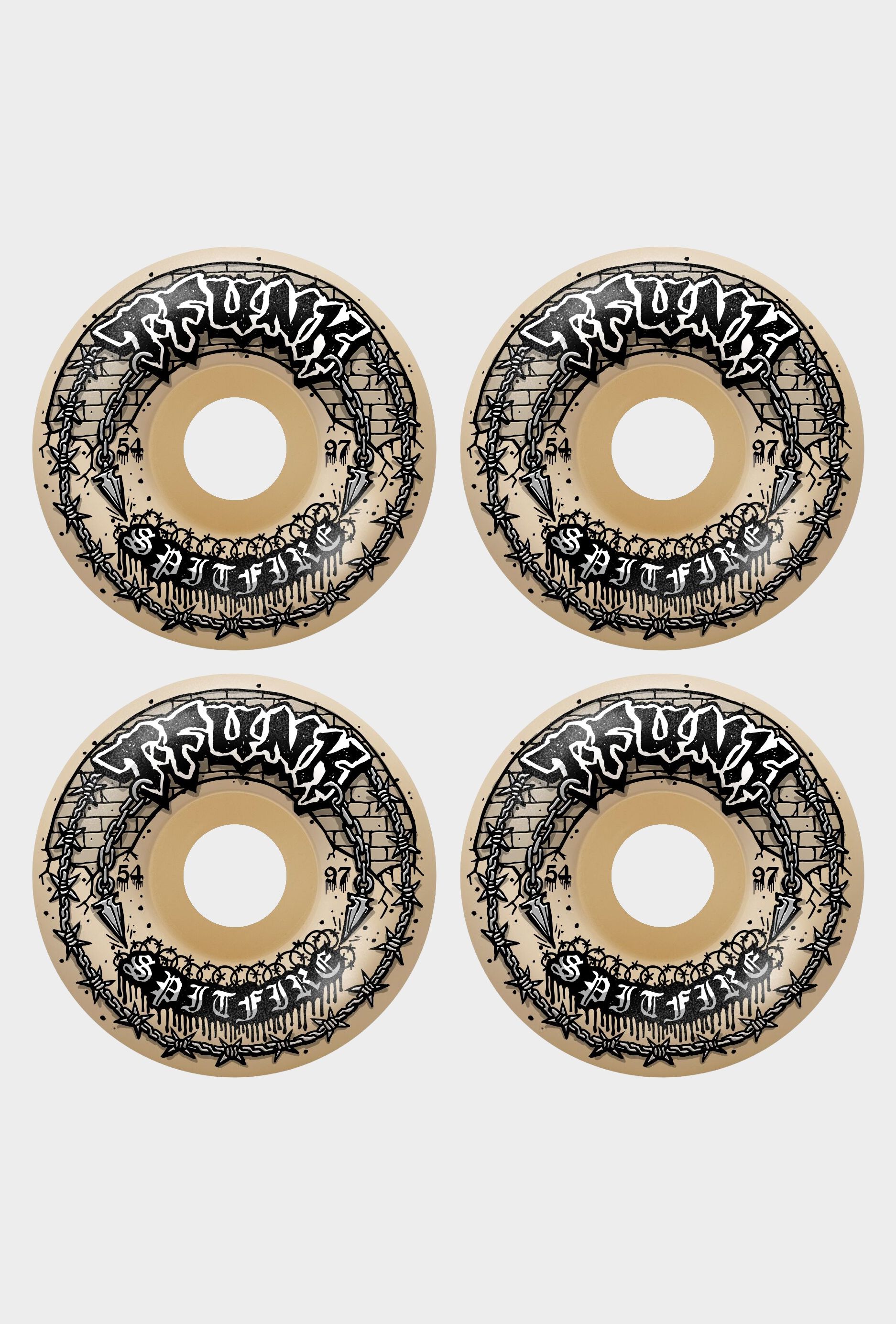 T-Funk Raw F4 Radial Full 54mm 97D