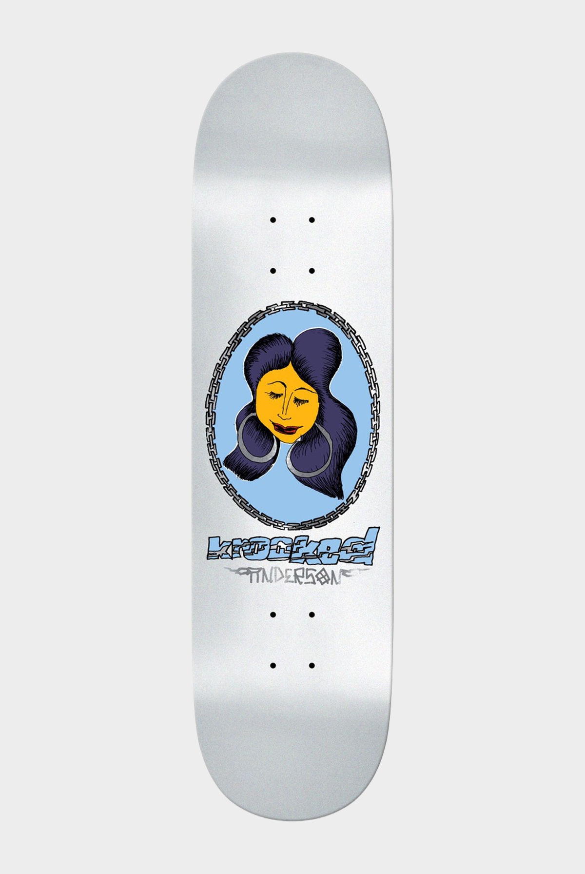 Manderson Chain Frame White 8.38