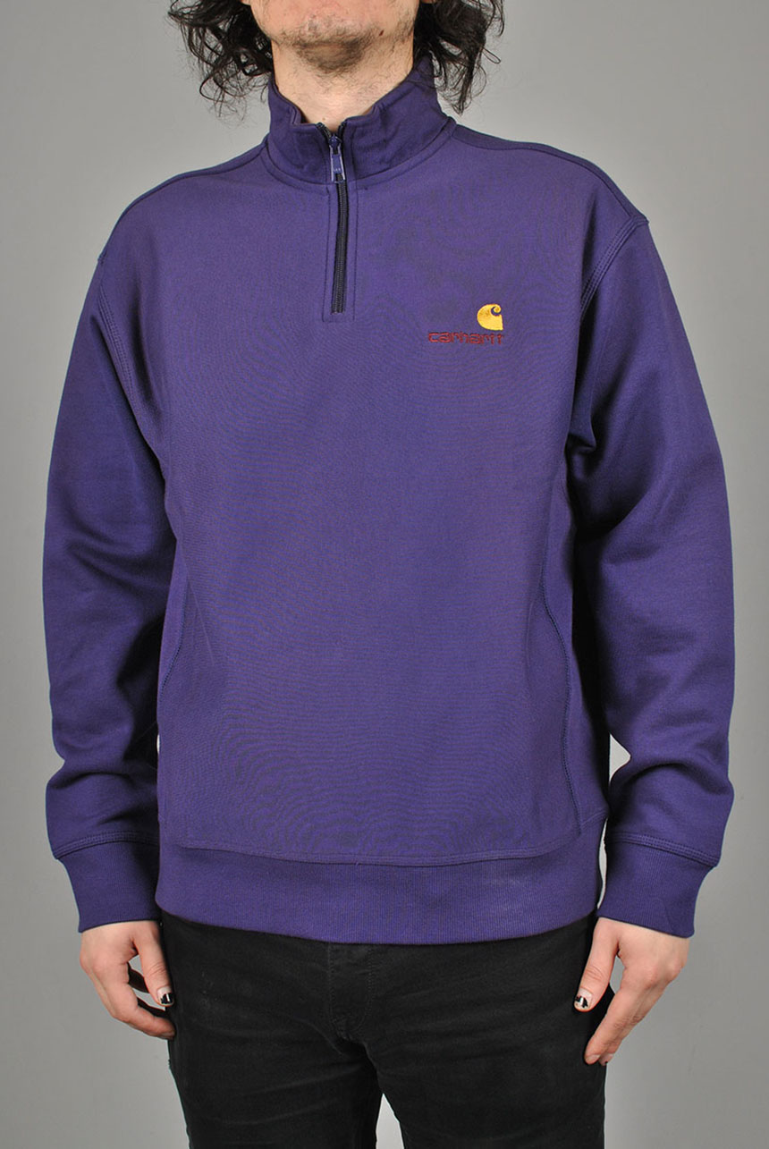 Half Zip American Script Sweat