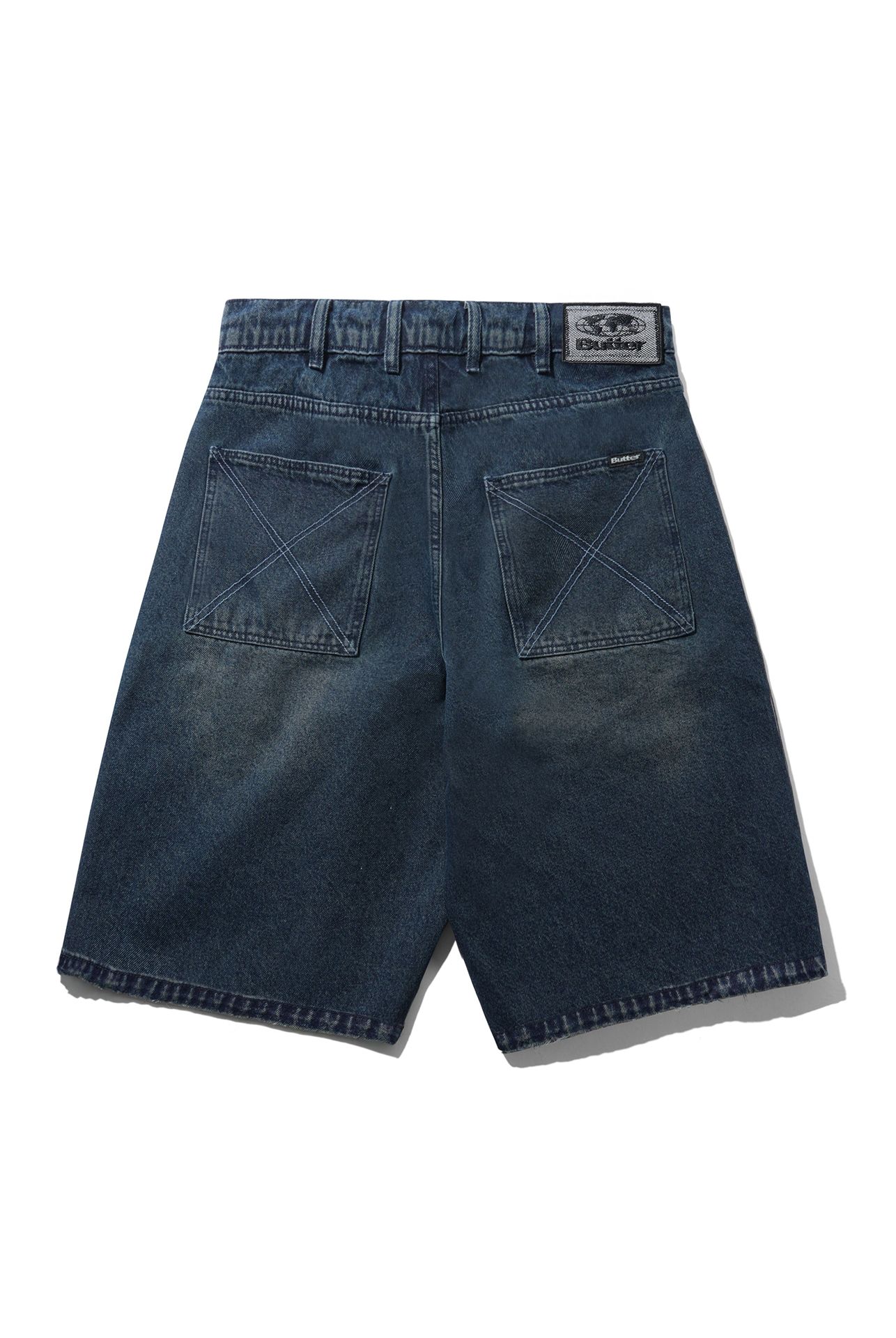 Distressed Big Denim Shorts