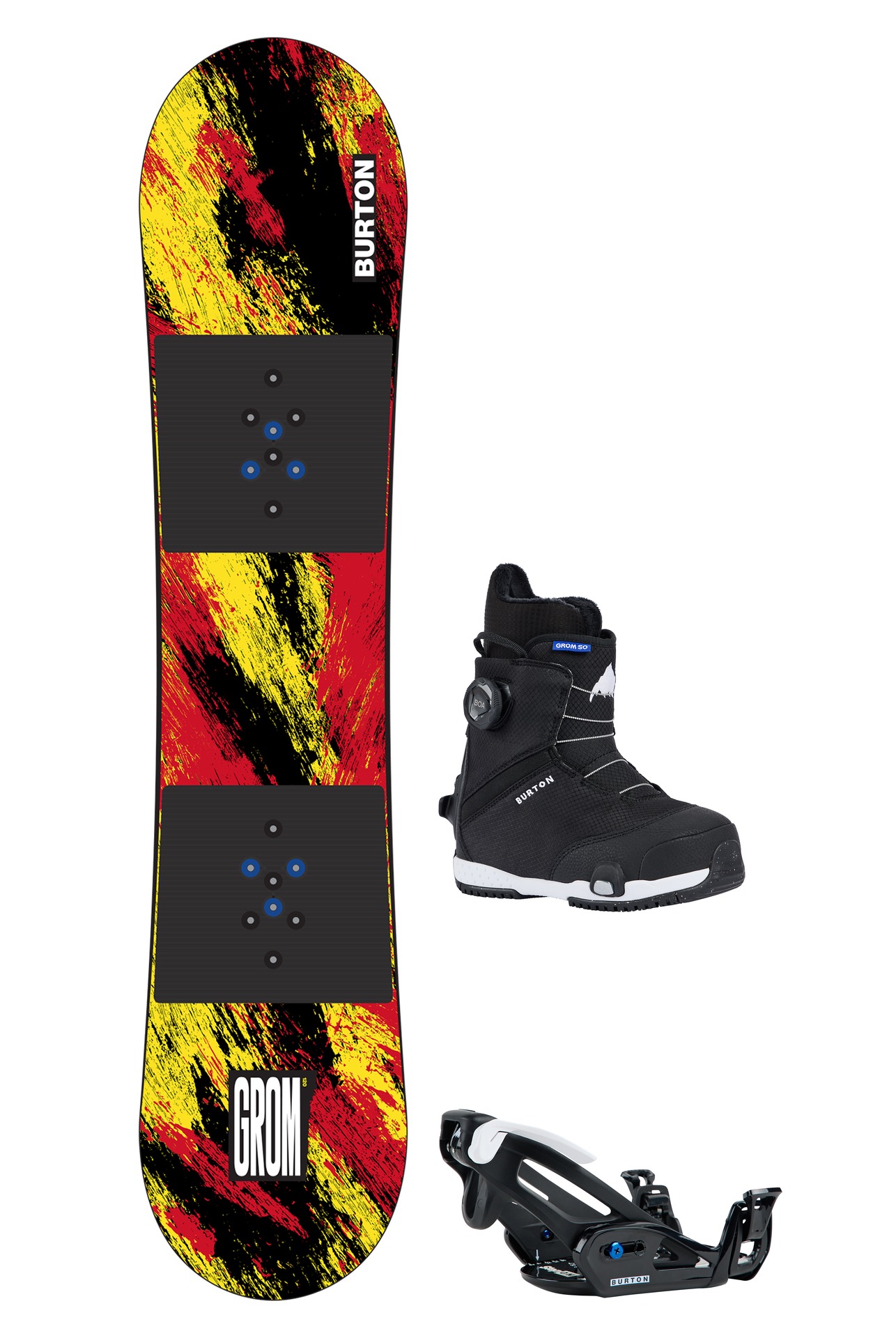 Kids Mini Grom Step On® snowboardpakke, 4-6 år 