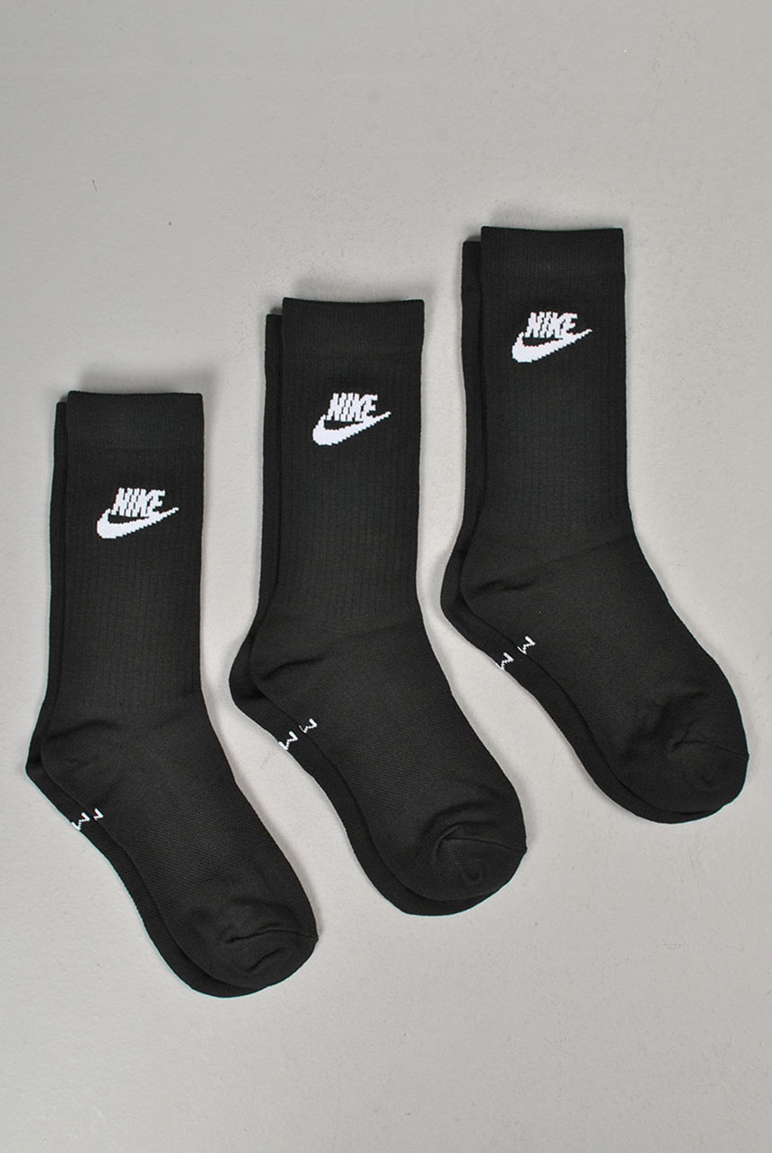 3-Pack Everyday Essential Crew Socks 3-Pack Everyday Essential Crew Socks