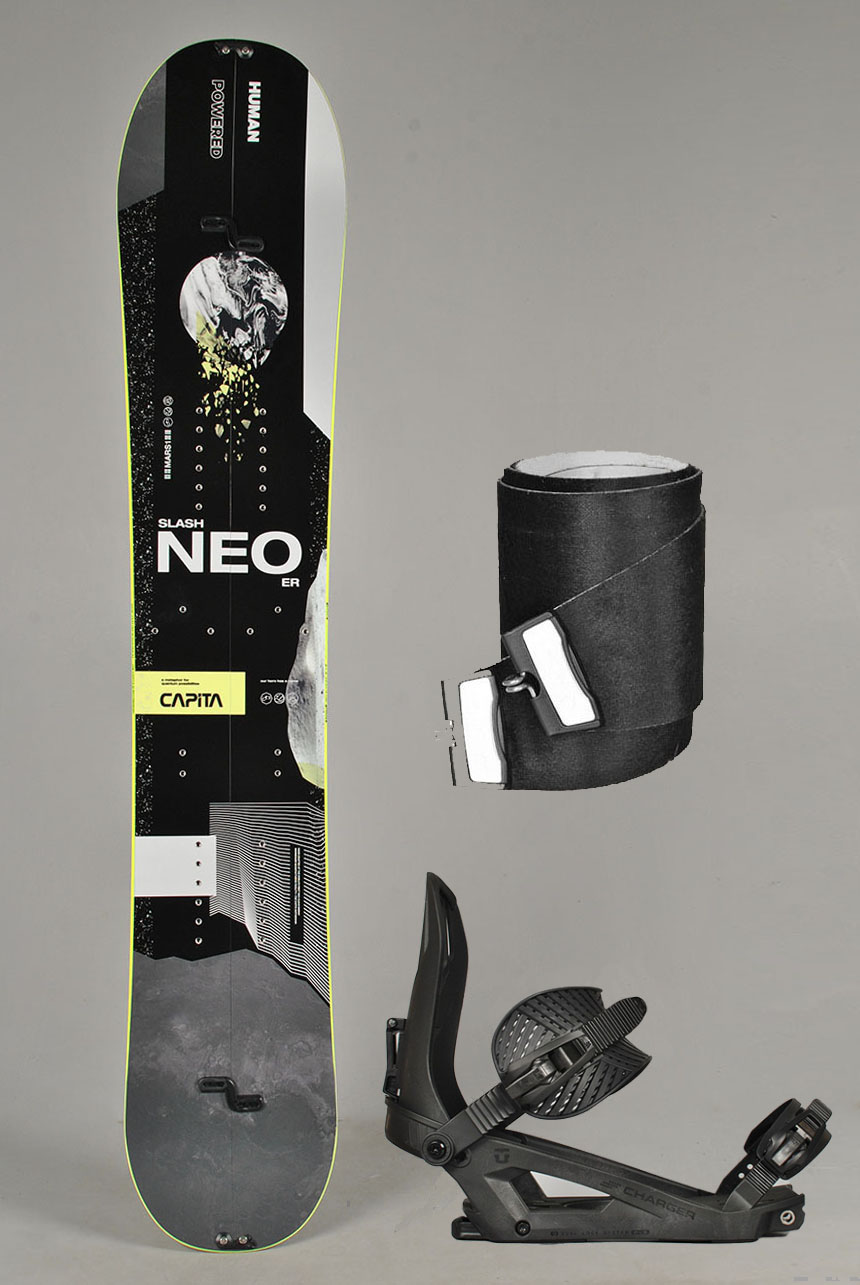 Neo Slasher & Charger Splitboard Pakke 