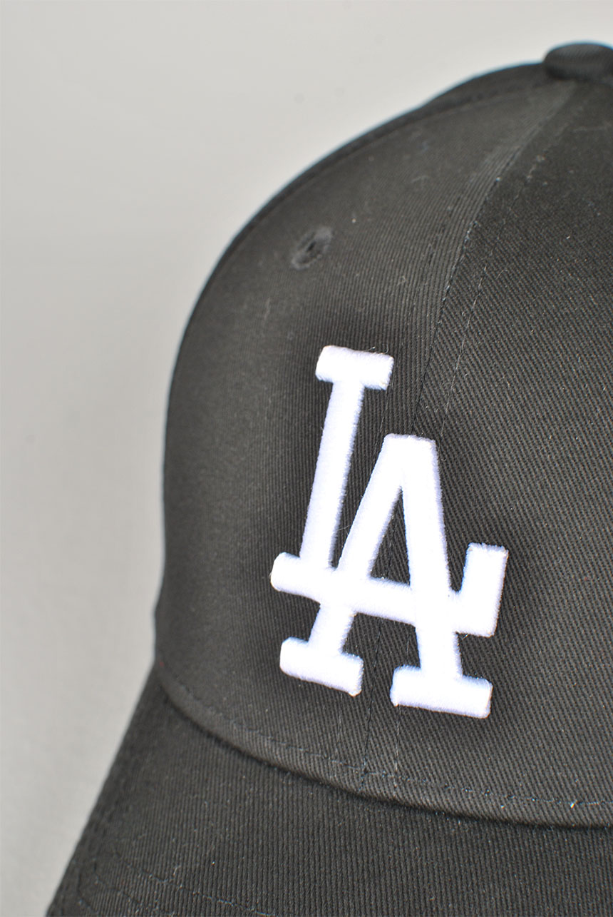 LA Dodgers 9Forty Adjustable Cap, Black/White