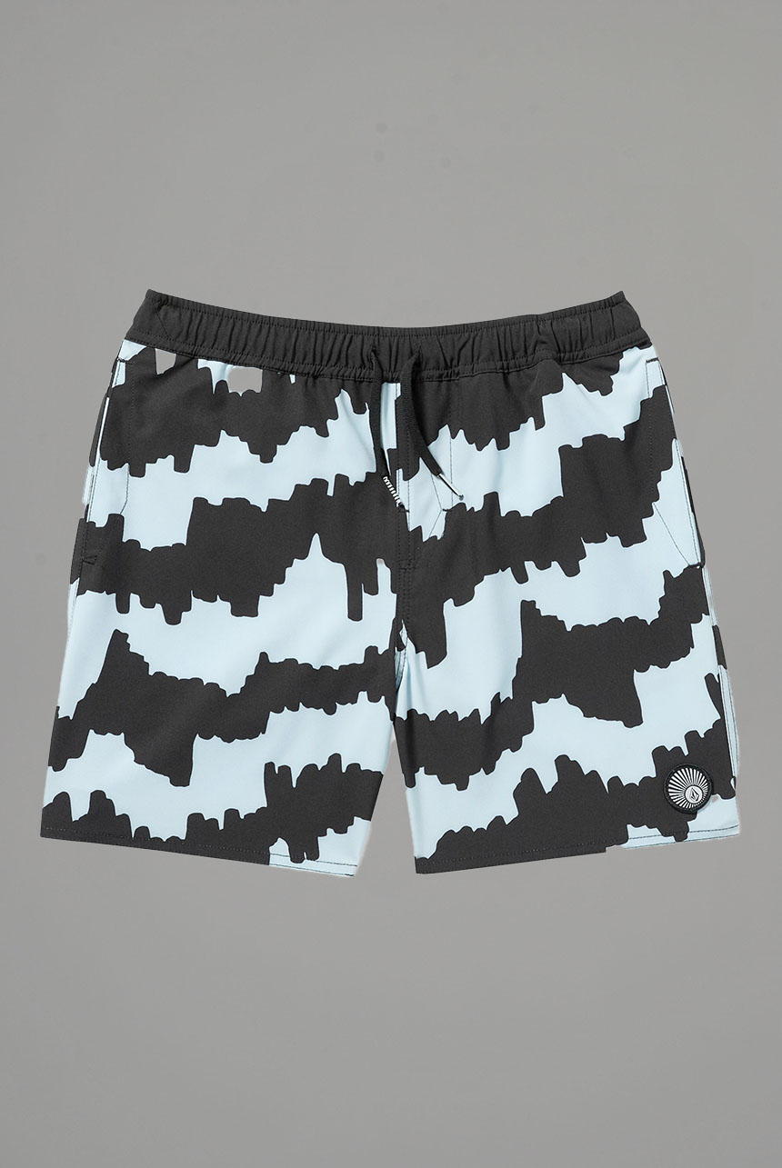 Kids Lido Print Trunk Shorts