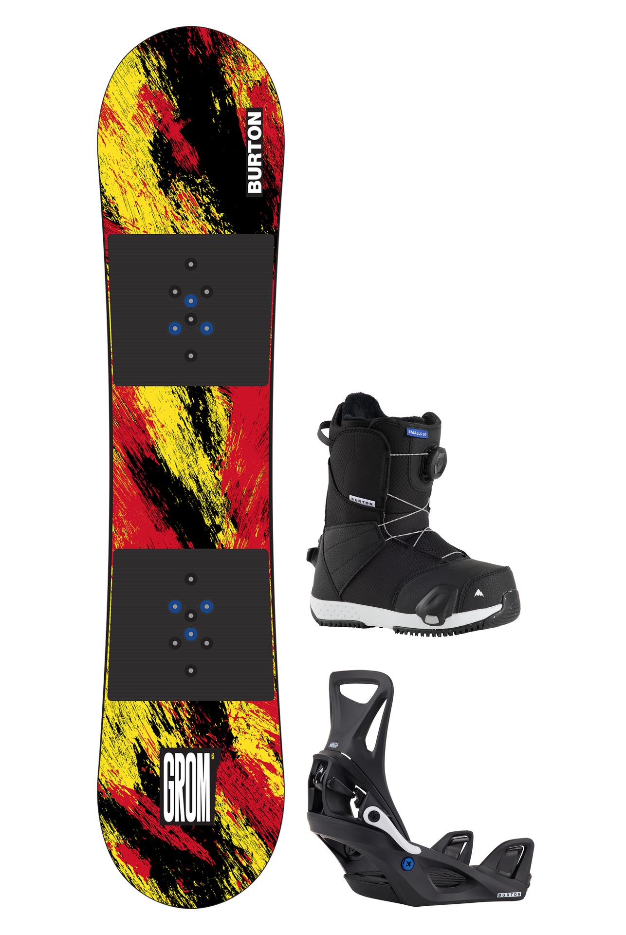 Kids Grom Step On® snowboardpakke, 6-11 år 