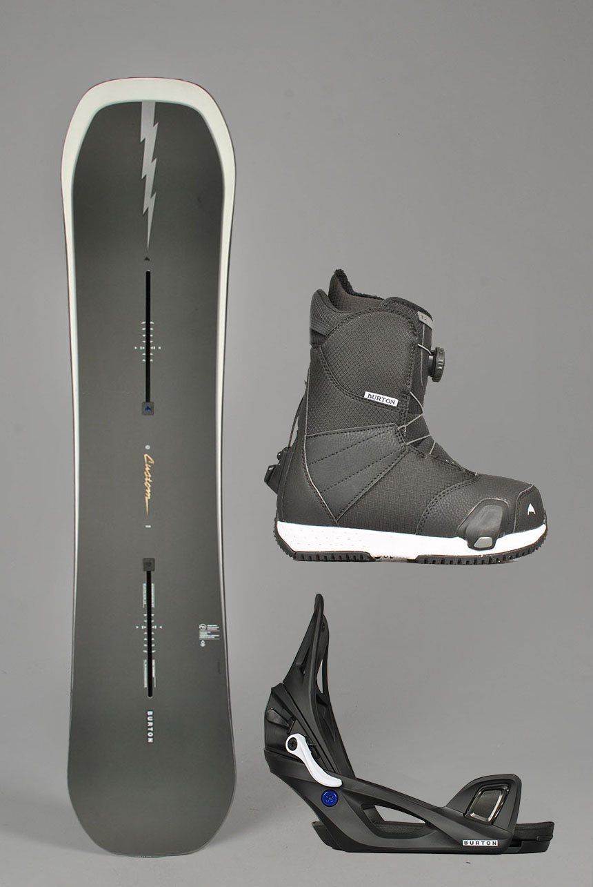Kids Custom Smalls Step On® Snowboardpakke