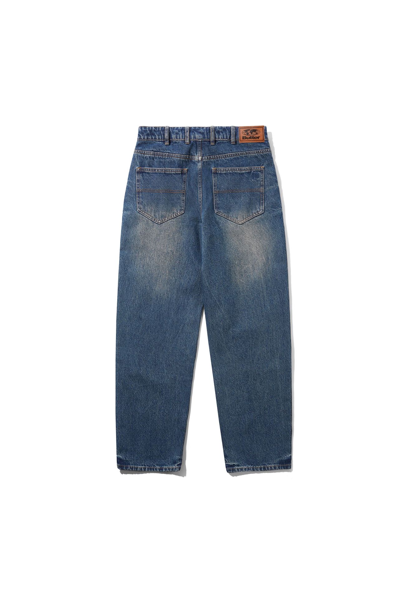 Straight Leg Denim Jeans