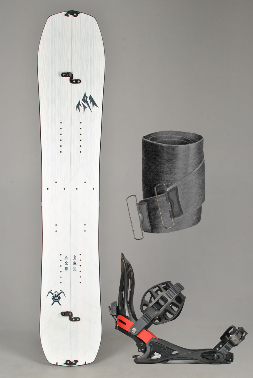 Solution & Grizzly Splitboard Pakke 154-169cm