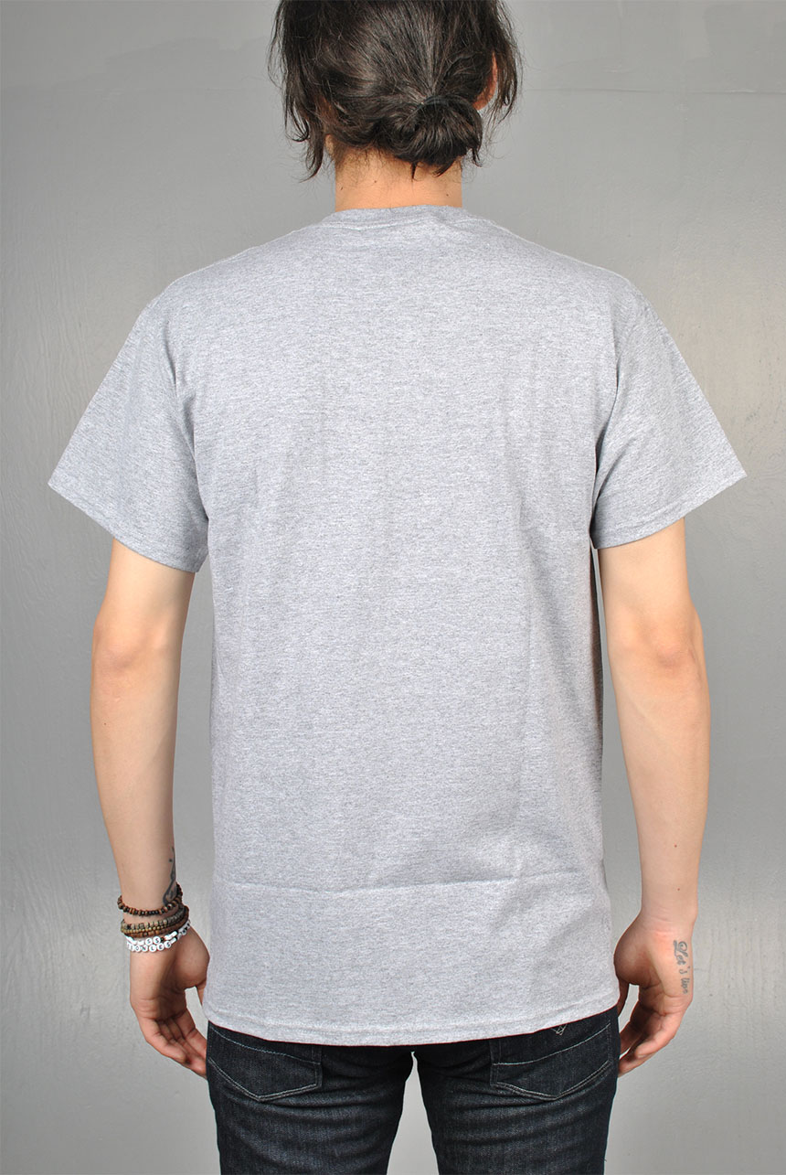 Skate Mag T-shirt, Grey/Red