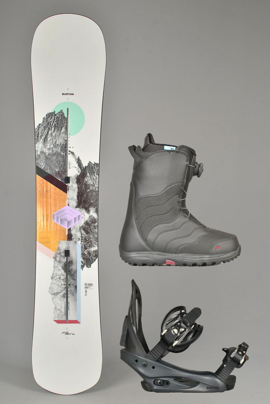 Womens Hideaway Snowboardpakke 