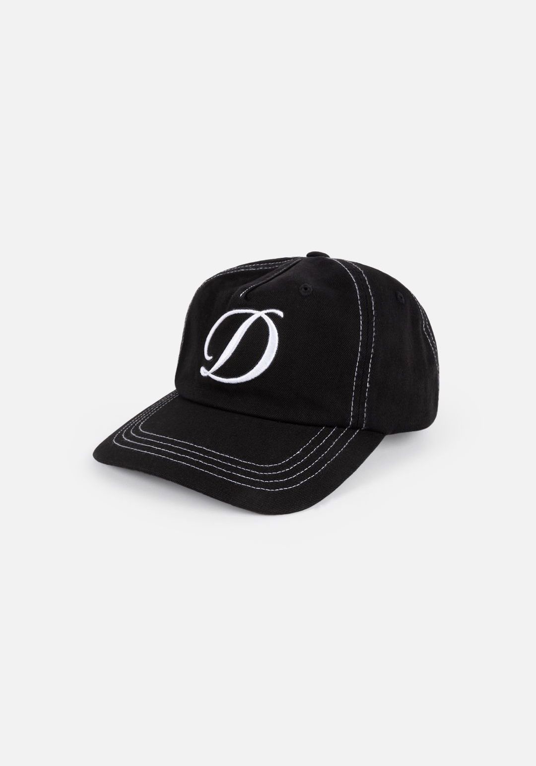 Cursive Denim Worker Cap