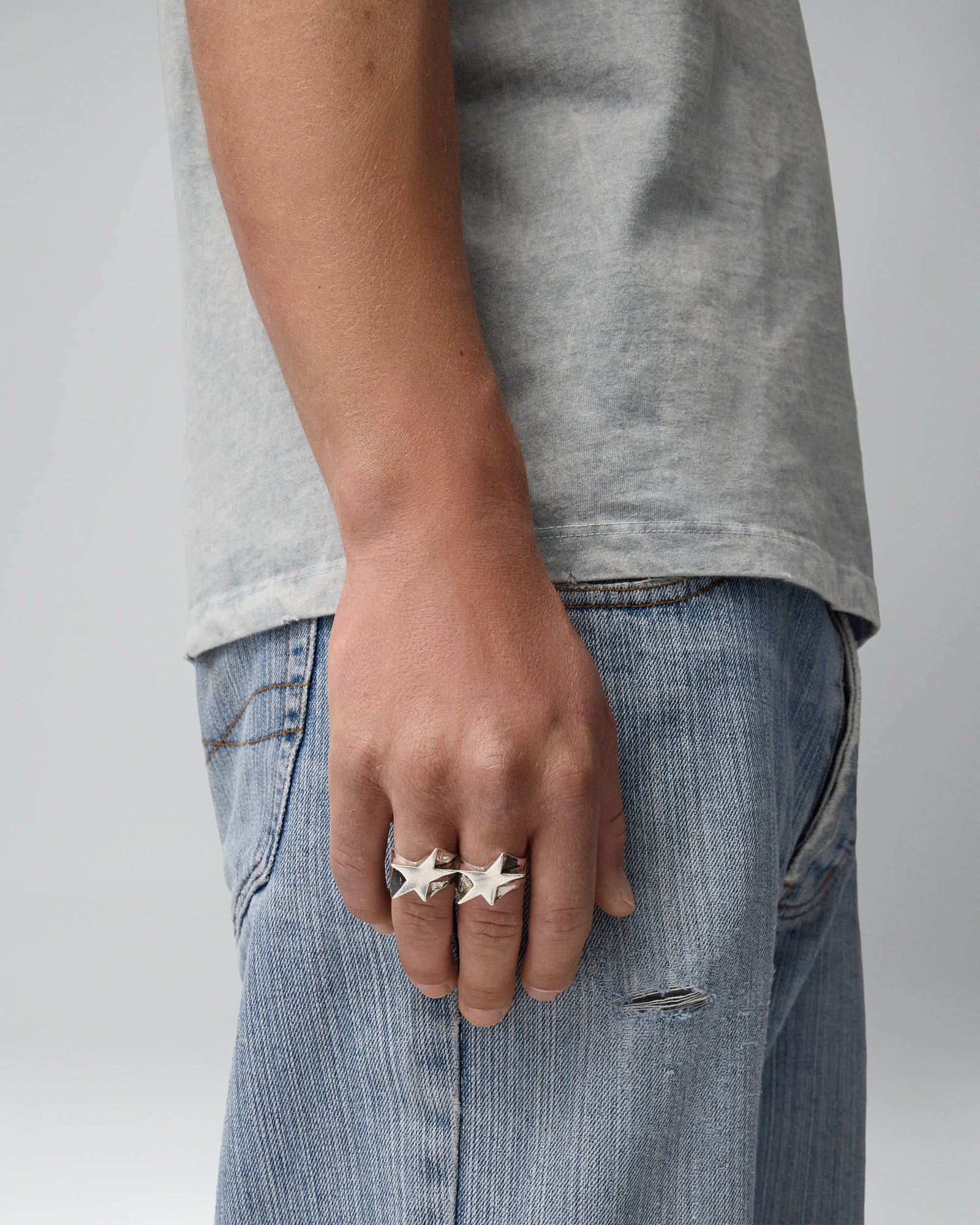 Superstar Knuckle Ring Plata