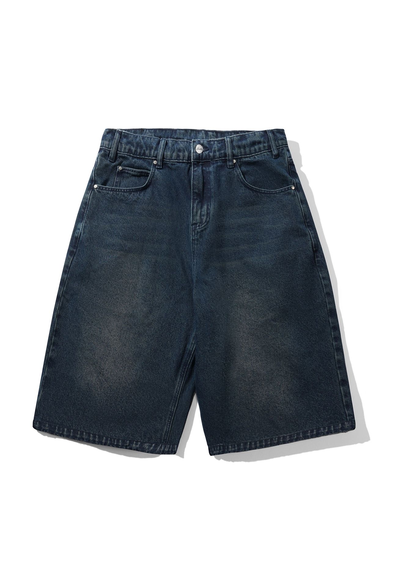 Distressed Big Denim Shorts