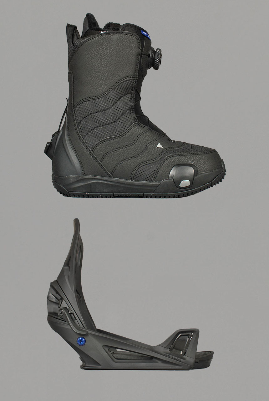 Womens Mint Step On® Snowboard Boot & Binding Pakke