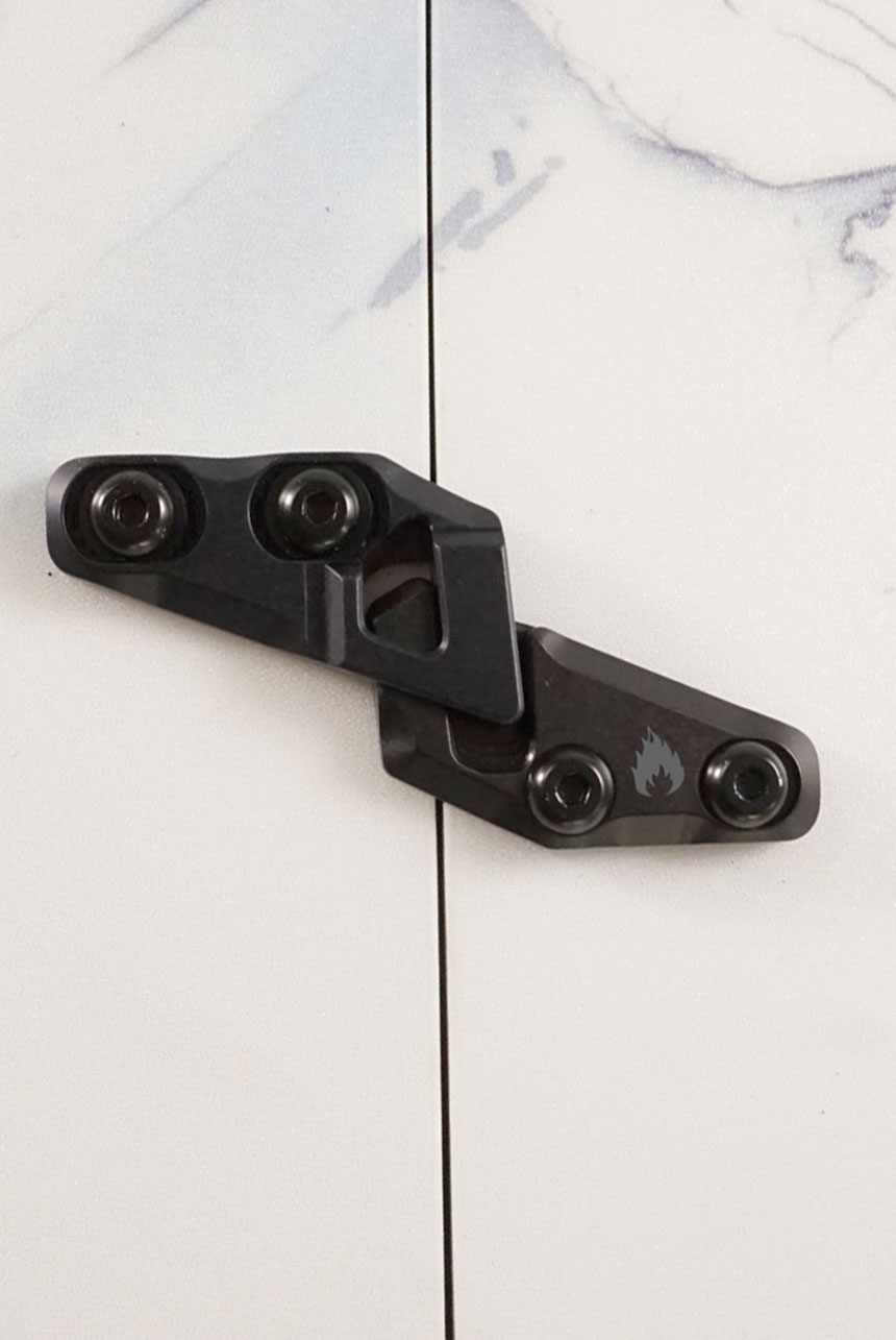 Splitboard Molded Fixie Clips, Top-Mount